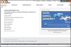 Image of the OCD-UK website. Click to visit website.